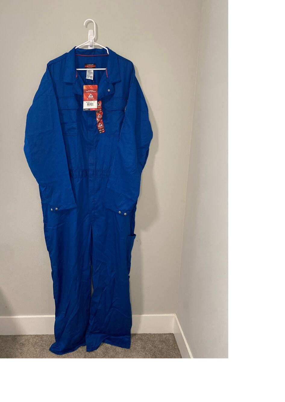 NWT Bulwark FR CAT 1 NFPA 2112 Flame Resistant Coveralls Jumpsuit 3XL